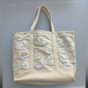 Pre Owned Uniqlo Kaws 100% Cotton Tote